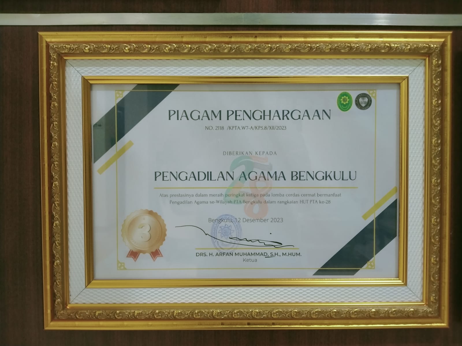 2023. Juara 3 Cerdas Cermat