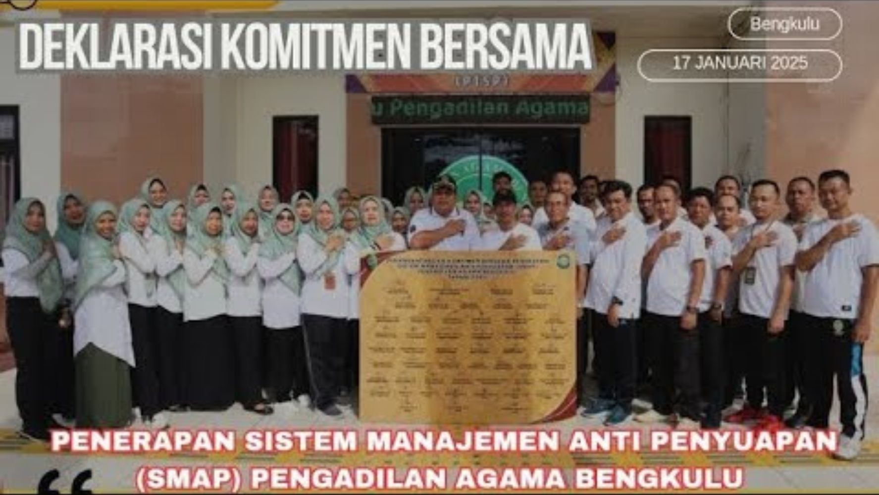 Deklarasi Komitmen Penerapan SMAP