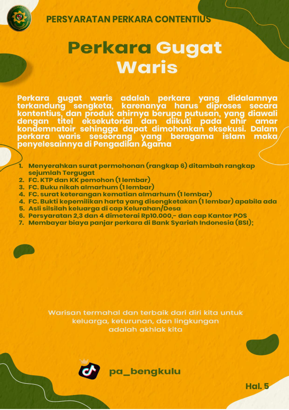 Gugat Waris 001