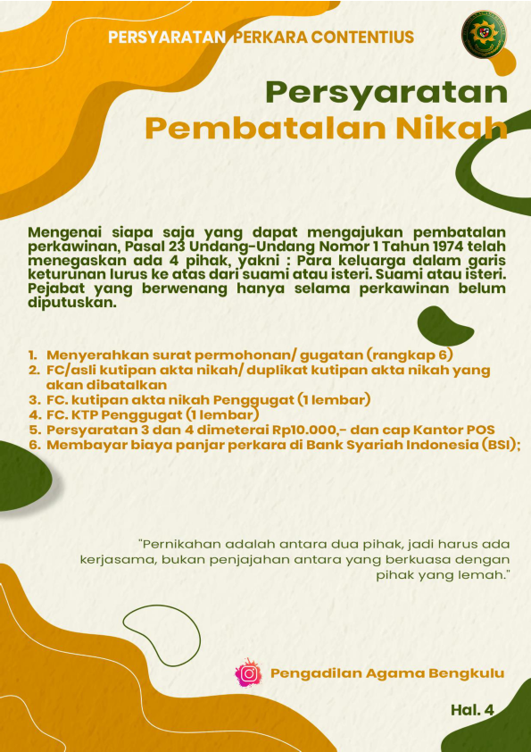 Pembatalan Pernikahan 001